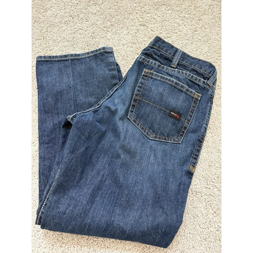Ariat Work FR M4 Low Rise Boot Cut Flame Resistant CAT2 Men’s 42/32 Jeans Safety